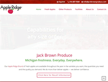 Tablet Screenshot of jackbrownproduce.com